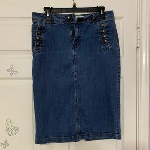 EST. 1946 Denin blue Jean skirt